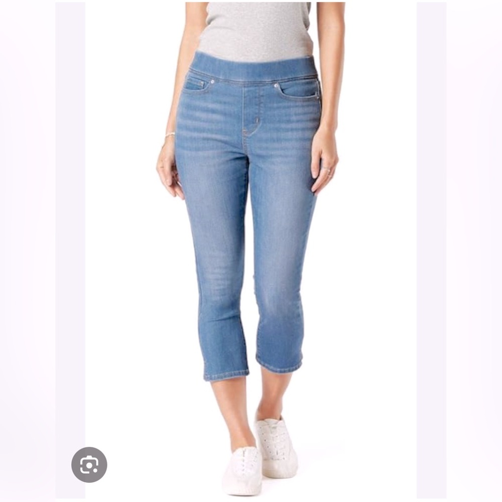 Jean Capri stretch pants elastic waist pull on Ella
Style & co XL